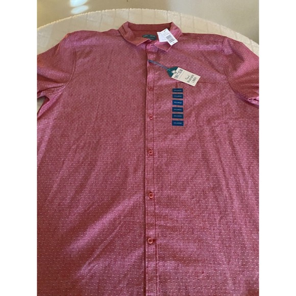 Tenth + Ocean Men’s Washable Linen Red Button Up New With Tags Size XXL - Picture 6 of 15
